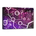 Cosmic Network Geometric Art Canvas 18  x 12  (Stretched) View1