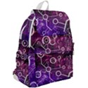 Cosmic Network Geometric Art Top Flap Backpack View2