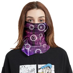 Cosmic Network Geometric Art Face Covering Bandana (two Sides) by ExtraAwesomeSauce