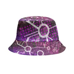 Cosmic Network Geometric Art Inside Out Bucket Hat by ExtraAwesomeSauce