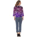 Cosmic Network Geometric Art Cut Out Wide Sleeve Top View4