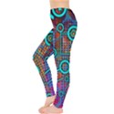 Abstract Tech Galaxy Design Everyday Leggings  View3
