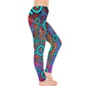 Abstract Tech Galaxy Design Everyday Leggings  View4