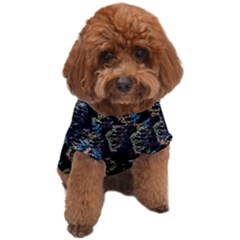 Multicolored Dna Strand Art Dog T-shirt by ExtraAwesomeSauce