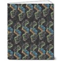 Multicolored DNA Strand Art 8  x 10  Hardcover Notebook View1