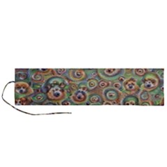 Surreal Abstract Early Ai Art Roll Up Canvas Pencil Holder (l) by ExtraAwesomeSauce