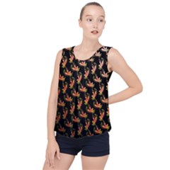 Regal Eagle Pattern Bubble Hem Chiffon Tank Top by ExtraAwesomeSauce