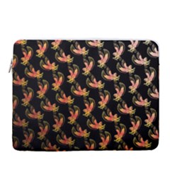 Regal Eagle Pattern 15  Vertical Laptop Sleeve Case With Pocket by ExtraAwesomeSauce