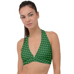 St  Patrick s Day Clovers Halter Plunge Bikini Top by ExtraAwesomeSauce