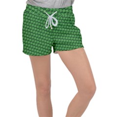 St  Patrick s Day Clovers Women s Velour Lounge Shorts by ExtraAwesomeSauce