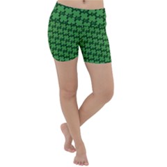 St  Patrick s Day Clovers Lightweight Velour Yoga Shorts by ExtraAwesomeSauce