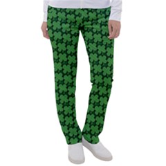 St  Patrick s Day Clovers Women s Casual Pants by ExtraAwesomeSauce