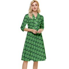 St  Patrick s Day Clovers Classy Knee Length Dress by ExtraAwesomeSauce