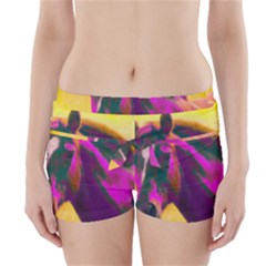 Vibrant Abstract Equine Art Boyleg Bikini Wrap Bottoms by ExtraAwesomeSauce