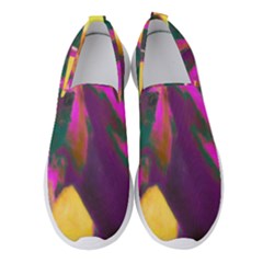 Vibrant Abstract Equine Art Women s Slip On Sneakers by ExtraAwesomeSauce