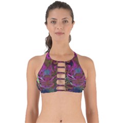 Pink And Purple Leopard Perfectly Cut Out Bikini Top by ExtraAwesomeSauce
