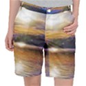 Serene Sunset Over Water Women s Pocket Shorts View1
