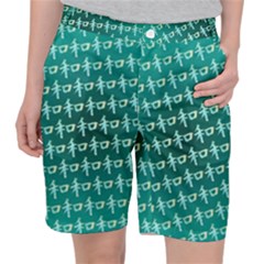 Peaceful Japanese Kanji Design Women s Pocket Shorts by ExtraAwesomeSauce