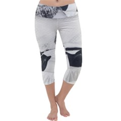 Betty Page Bdsm Capri Yoga Leggings by CherleyTemples
