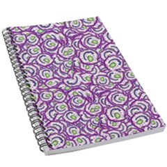 Funny Bacterias Drawing Motif Random Pattern 5 5  X 8 5  Notebook by dflcprintsclothing