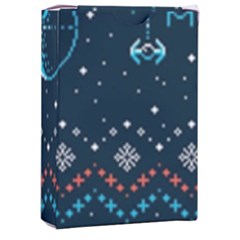 Star Wars Xmas, Star Wars, Christmas, Ugly Sweater Playing Cards Single Design (rectangle) With Custom Box by kyorashop23