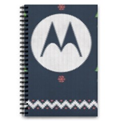 Ugly Sweater Moto, Motorola, 5 5  X 8 5  Notebook by kyorashop23