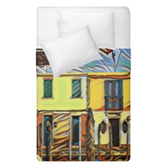 Colorful Venice Homes - Venezia, Italy Duvet Cover Double Side (single Size) by ConteMonfrey