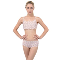 Delicated Leaves Layered Top Bikini Set by ConteMonfrey