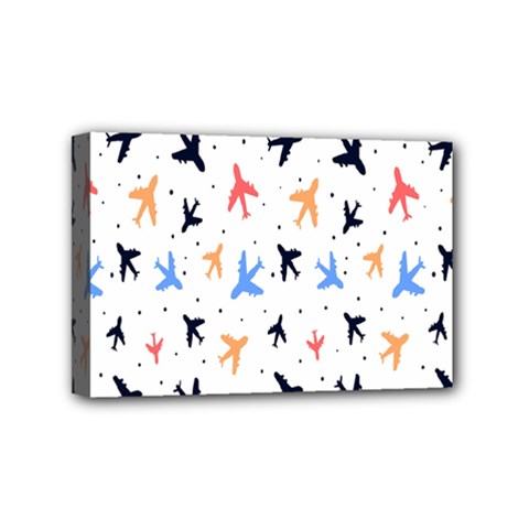 Cute Airplanes Planes Mini Canvas 6  X 4  (stretched) by ConteMonfrey