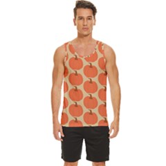 Cute Pumpkin Men s Wide Collar Tank Top by ConteMonfrey