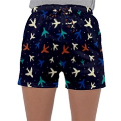 Blue Sky Airplanes Planes Sleepwear Shorts by ConteMonfrey