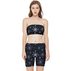 The Most Beautiful Stars Stretch Shorts And Tube Top Set by ConteMonfrey