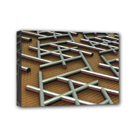 Expression Of Structure Mini Canvas 7  X 5  (stretched) by geonetique
