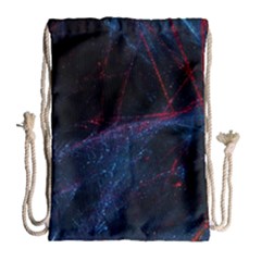 Abstract Feathers Drawstring Bag (large) by Apenda