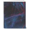 Abstract Feathers 8  x 10  Softcover Notebook View1