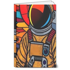 Astronaut 8  X 10  Hardcover Notebook by AIDreaming