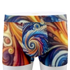 Colorful Motion Abstract Art Men s Boxer Briefs by ExtraAwesomeSauce
