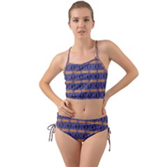 Bitcoin Logo Pattern Mini Tank Bikini Set by ExtraAwesomeSauce