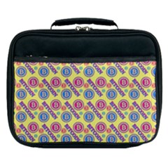 Colorful Bitcoin Pattern Lunch Bag by ExtraAwesomeSauce