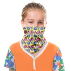 Colorful Bitcoin Pattern Face Covering Bandana (kids) by ExtraAwesomeSauce