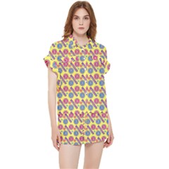 Colorful Bitcoin Pattern Chiffon Lounge Set by ExtraAwesomeSauce