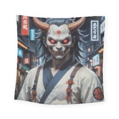Demon Samurai Square Tapestry (small) by AwesomeSauce