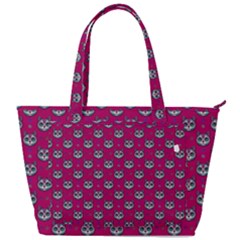 Calavera Cat Art Pattern Back Pocket Shoulder Bag  by ExtraAwesomeSauce