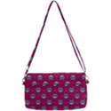 Calavera Cat Art Pattern Removable Strap Clutch Bag View2