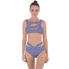 Colorful Sugar Skull Cat Pattern Bandaged Up Bikini Set  by ExtraAwesomeSauce