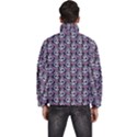 Sugar Skull Cat Pattern Men s Puffer Bubble Jacket Coat View4