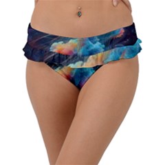 Cosmic Jellyfish Artwork Frill Bikini Bottoms by ExtraAwesomeSauce