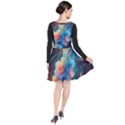 Cosmic Jellyfish Artwork Plunge Pinafore Dress View2