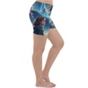 Enchanting Fantasy Night Sky Scene Lightweight Velour Yoga Shorts View3