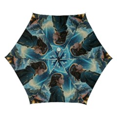 Enchanting Fantasy Night Sky Scene Automatic Folding Umbrella With Case (small) by ExtraAwesomeSauce